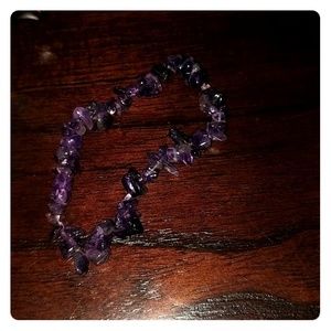 Purple amethyst bracelet